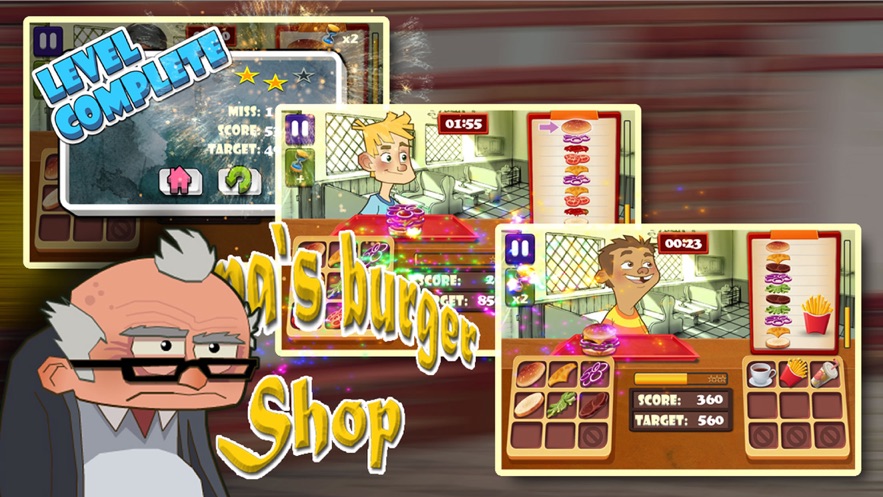 老爹汉堡店中文版手游