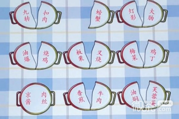 我玩梗贼6美食配对过法攻略分享