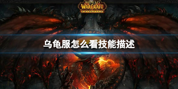 《魔兽世界》乌龟服看技能描述方法