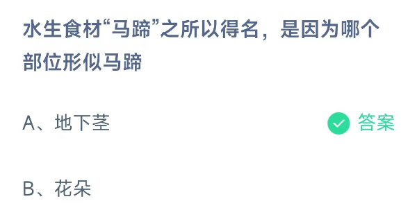 蚂蚁庄园11月1日庄园小课堂答案