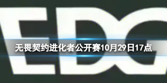 《无畏契约》进化者公开赛TE vs EDG决赛视频介绍