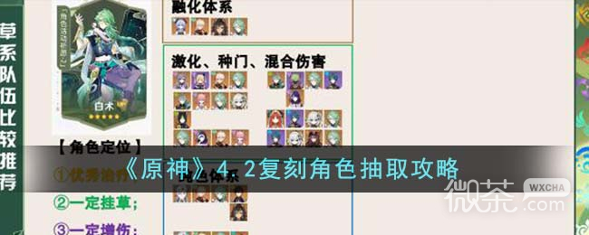 原神4.2复刻角色抽取攻略分享