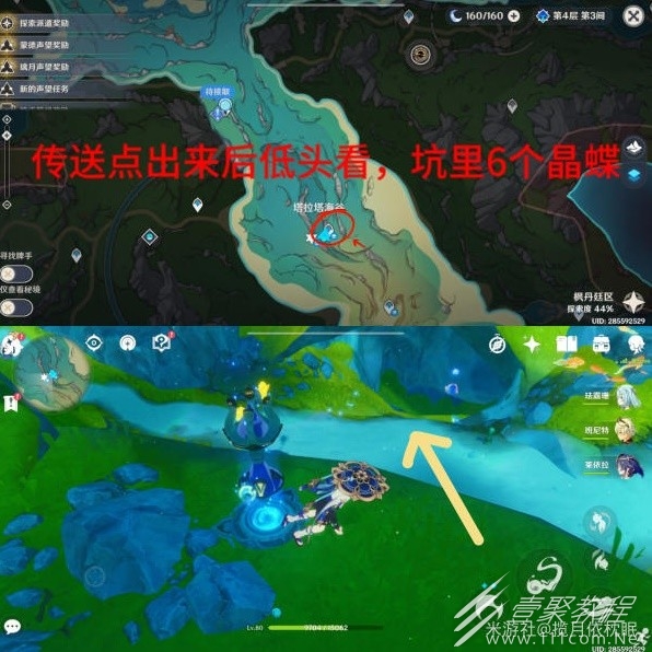 原神晶蝶怎么快速抓