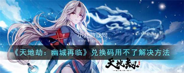 天地劫幽城再临兑换码用不了怎么回事