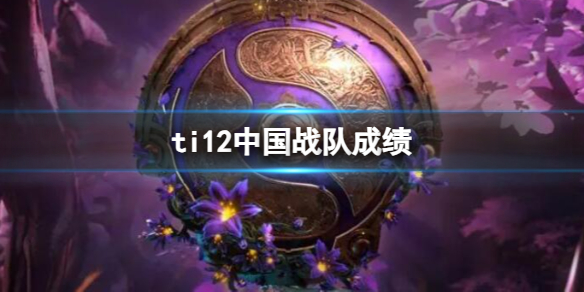 《dota2》ti12中国战队成绩一览