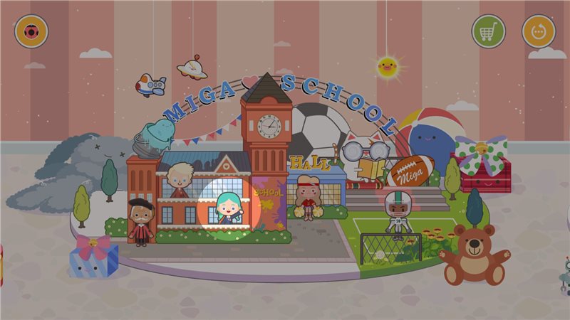 米加小镇学校全部解锁