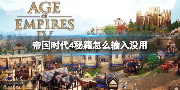 《帝国时代4》秘籍输入没用原因