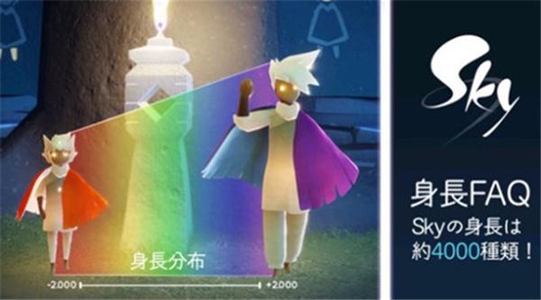 光遇身高对照表最新2024人物身高表一览
