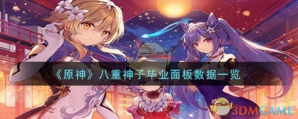 原神八重神子毕业面板数据一览