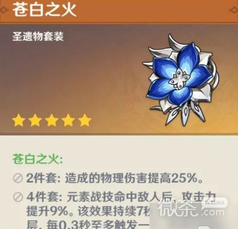 原神苍白之火圣遗物评测一览