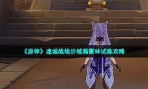 《原神》迷城战线沙域篇雷林试炼策略