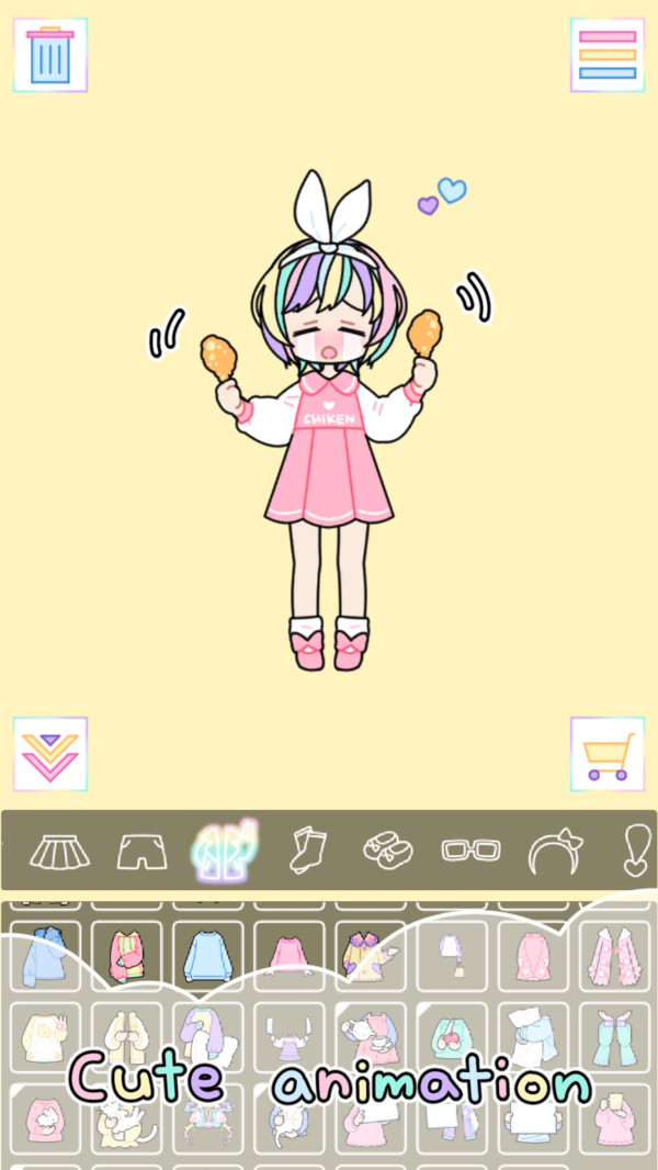粉彩女孩安装