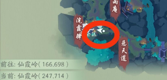 新笑傲江湖奇遇坐标在哪
