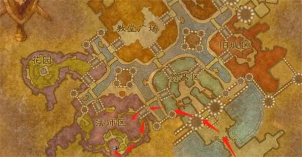 魔兽世界法师传送门在哪里学