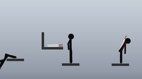 火柴人扔剑