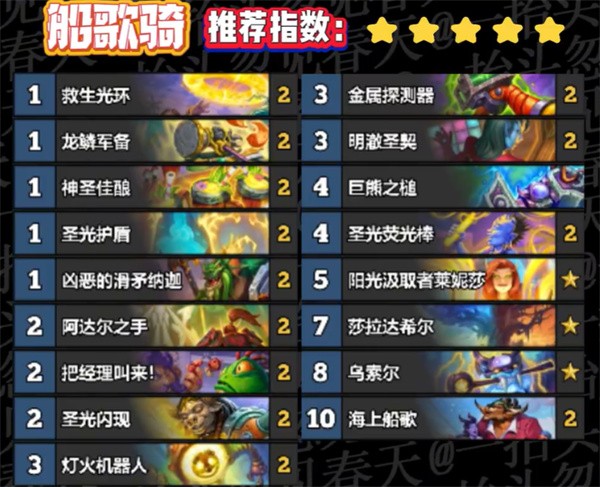 炉石传说世界之树迷你包上分卡组介绍