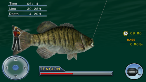Bass Fishing 3D on the Boat