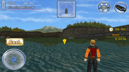 Bass Fishing 3D on the Boat