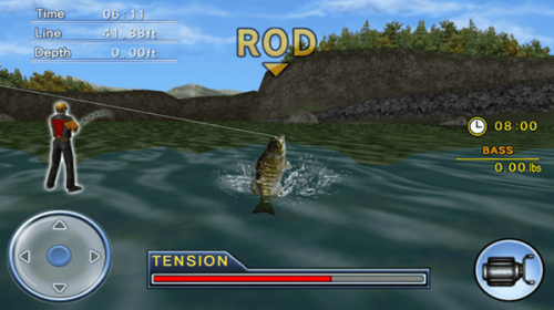 Bass Fishing 3D on the Boat