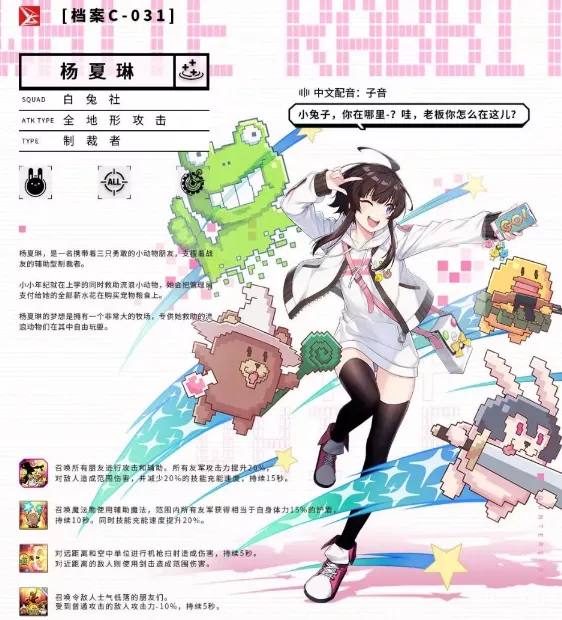 《异界事务所》白兔社小队哪几种