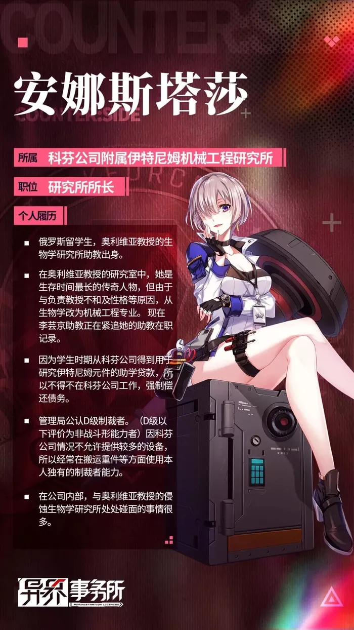 《异界事务所》安娜斯塔莎怎么样