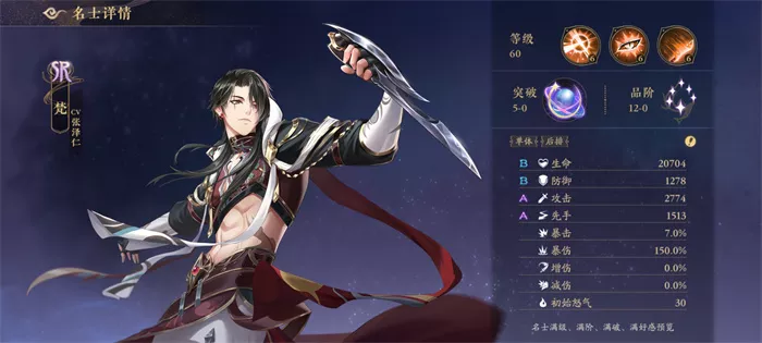 《花亦山心之月》梵角色详尽介绍