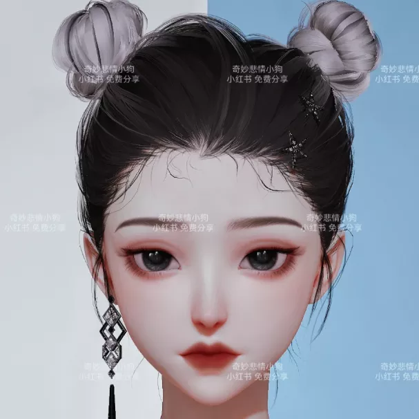 以闪亮之名黑咖捏脸数据id攻略