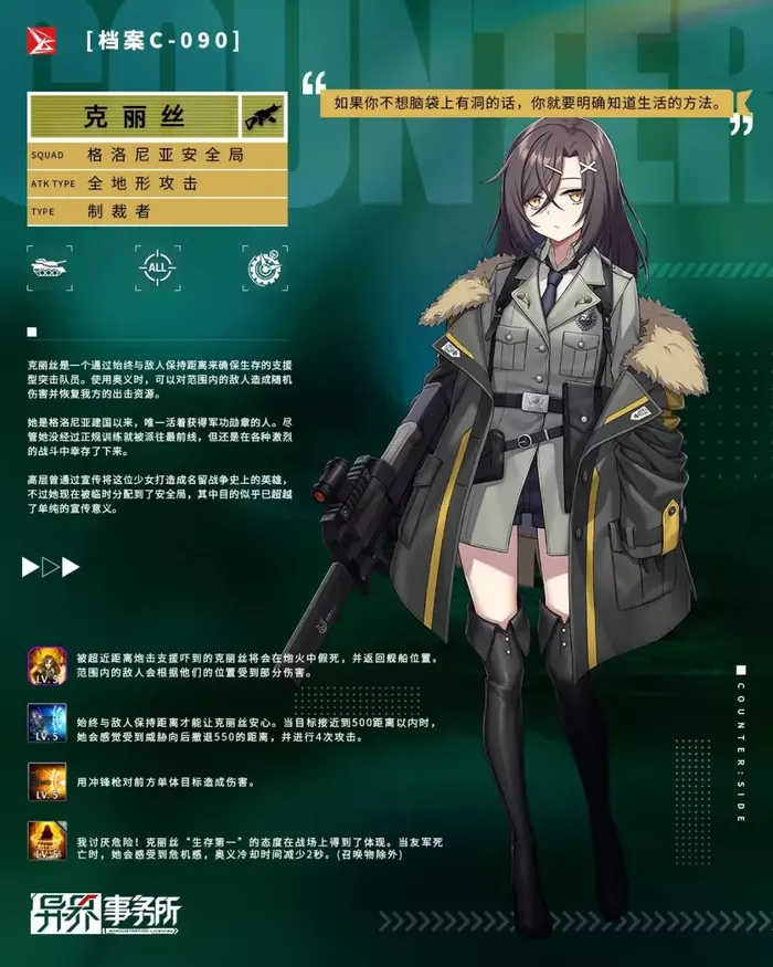 《异界事务所》制裁者克丽丝技能怎么样