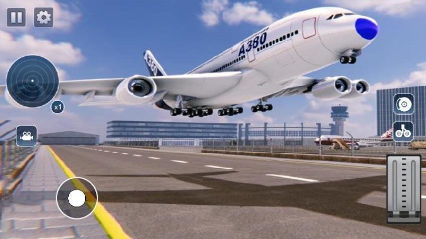 空中飞机飞行