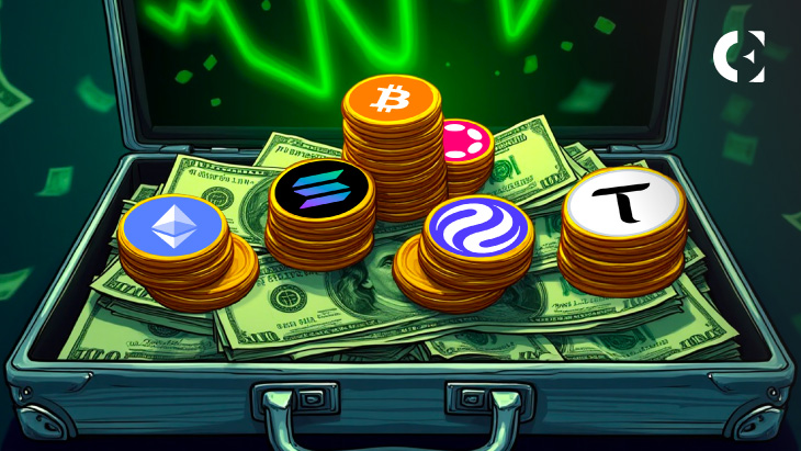 今日加密货币价格：BTC、ETH、SOL、TAO、INJ、DOT本周开局上涨