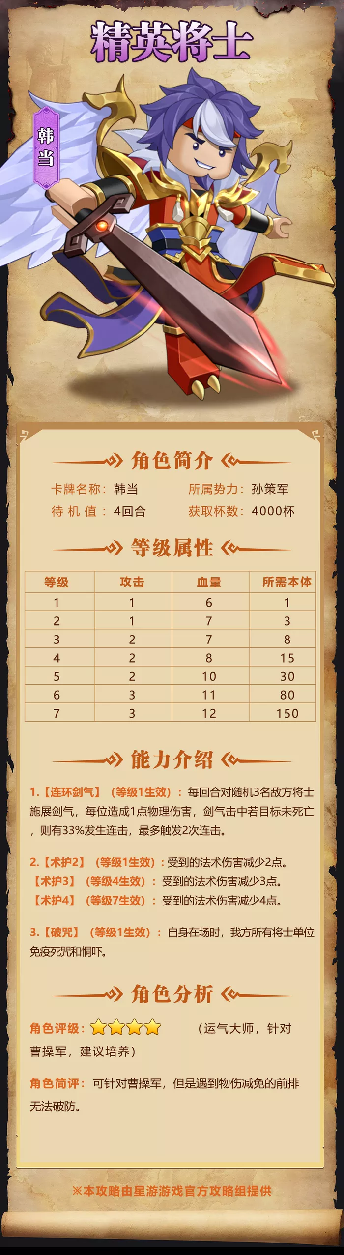《我是小奇兵》韩当角色完整介绍
