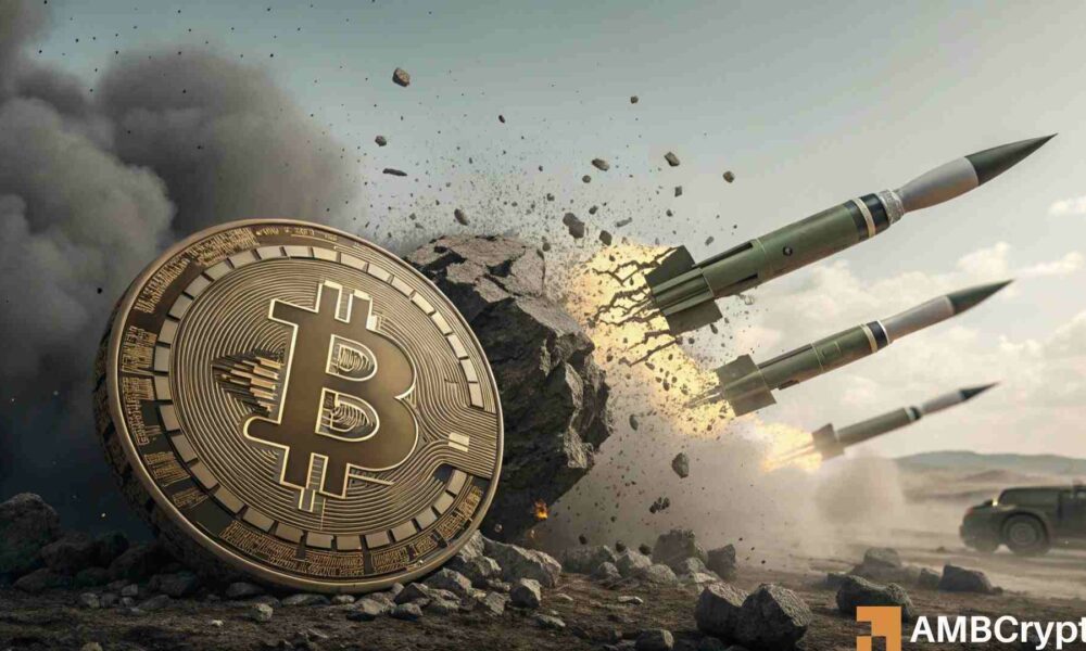 比特币在10.8万美元下方波动：以色列-伊朗紧张局势下，后市如何？