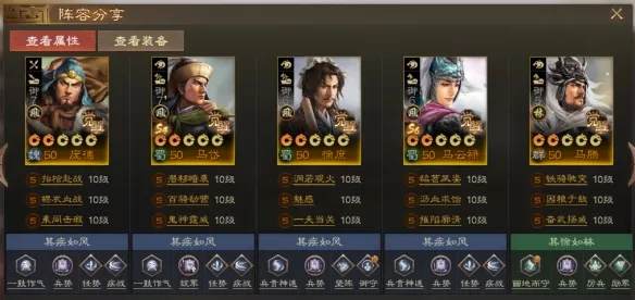 《三国志战棋版》马云禄如何搭配