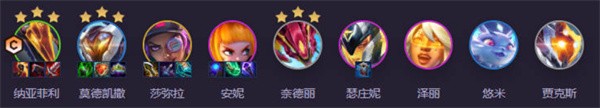 云顶之弈时光机纳亚菲利霸王阵容攻略