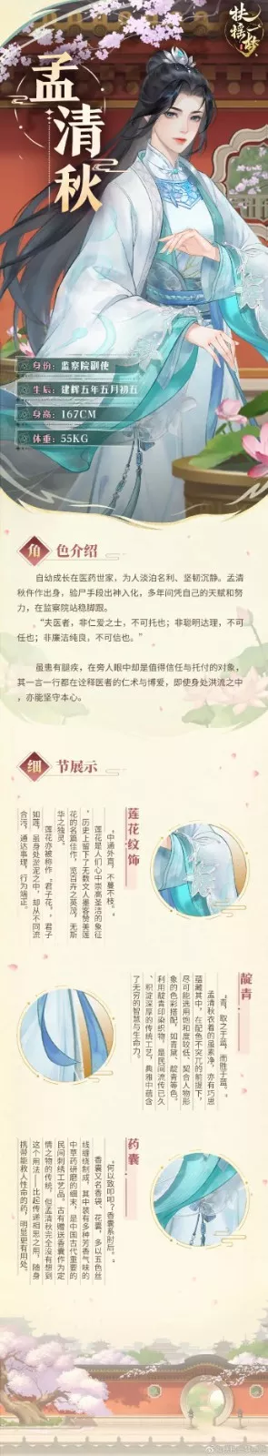 《扶摇一梦》孟清秋详尽介绍