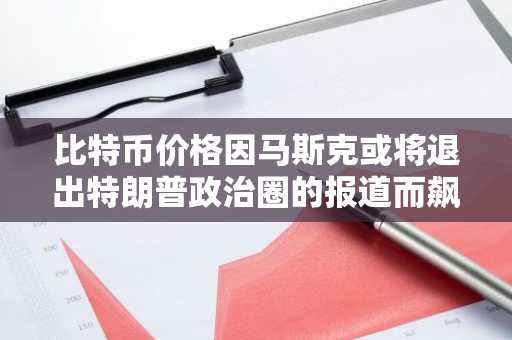 比特币价格因马斯克或将退出特朗普政治圈的报道而飙升