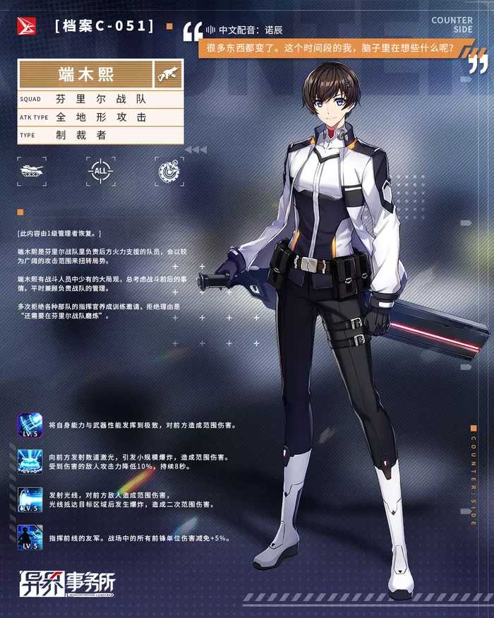 《异界事务所》端木熙技能有哪些