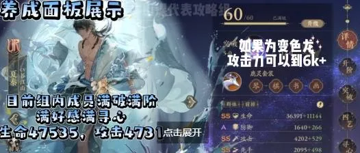《花亦山心之月》夏泰搭配核心思路
