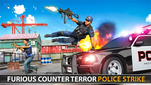 Police Counter Terrorist Attack