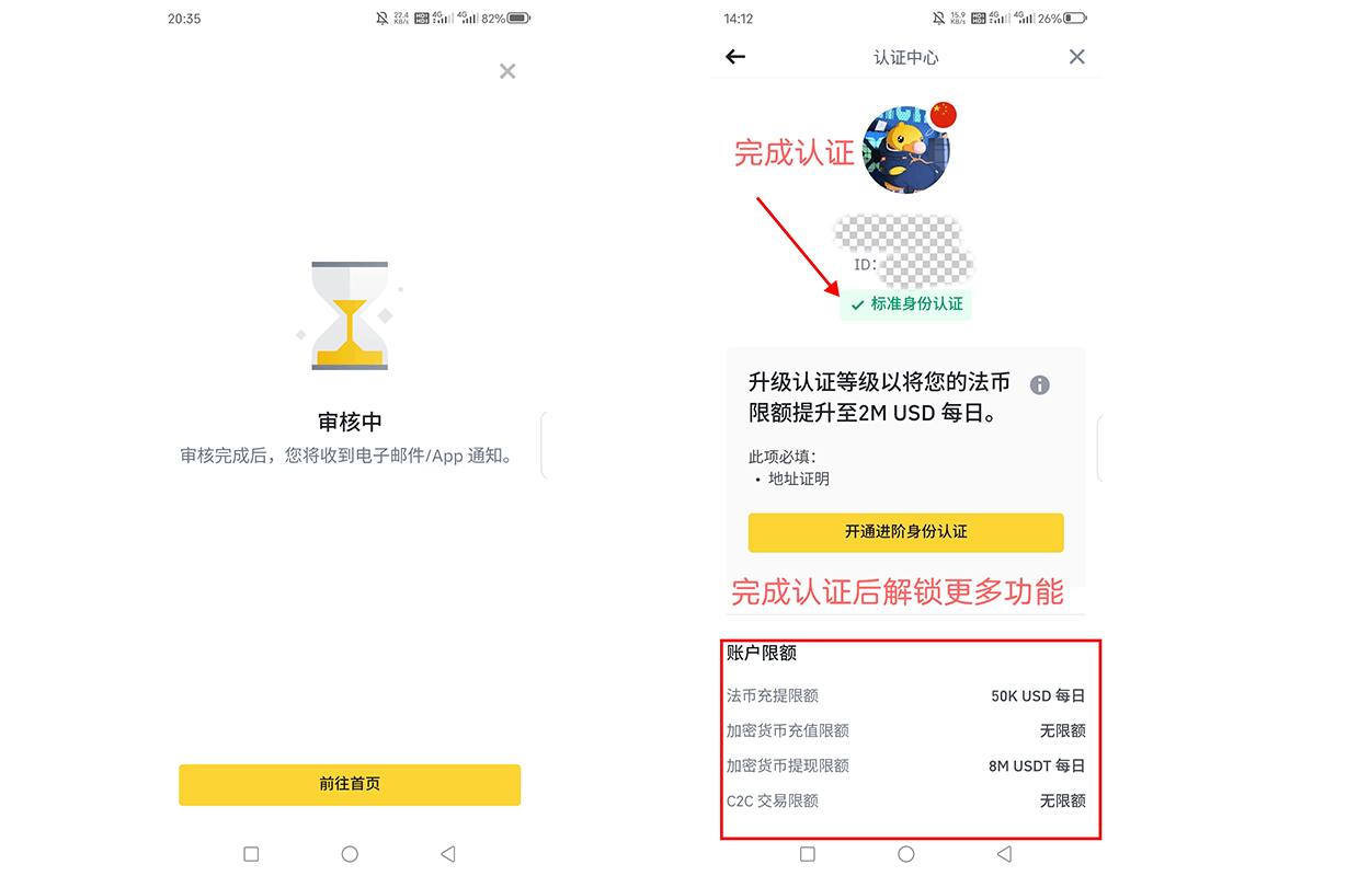 KYC认证通过