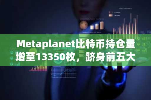 Metaplanet比特币持仓量增至13350枚，跻身前五大公共持仓者之列-第1张图片-