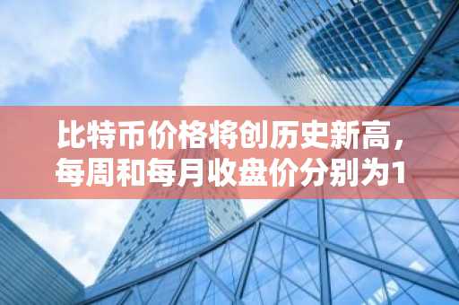 比特币价格将创历史新高，每周和每月收盘价分别为10.9万美元