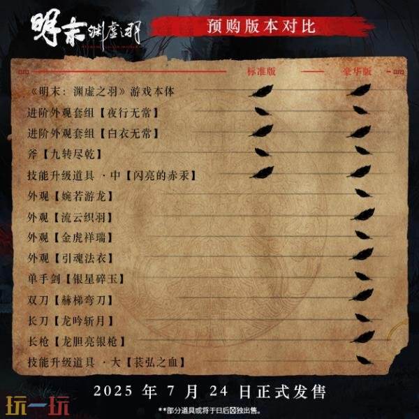 明末渊虚之羽豪华版和原版区别是什么 游戏豪华版内容介绍