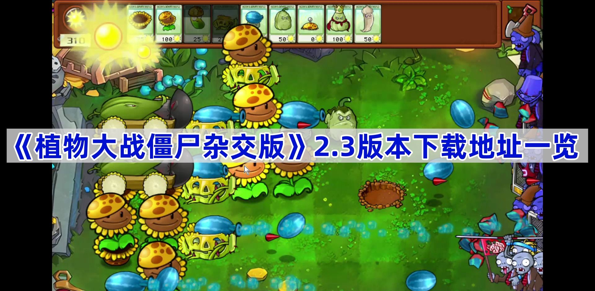 pvz杂交版2.3版本怎么下载-植物大战僵尸杂交版2.3版本下载方法