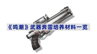 鸣潮武器奔雷培养材料是什么-武器奔雷培养材料一览