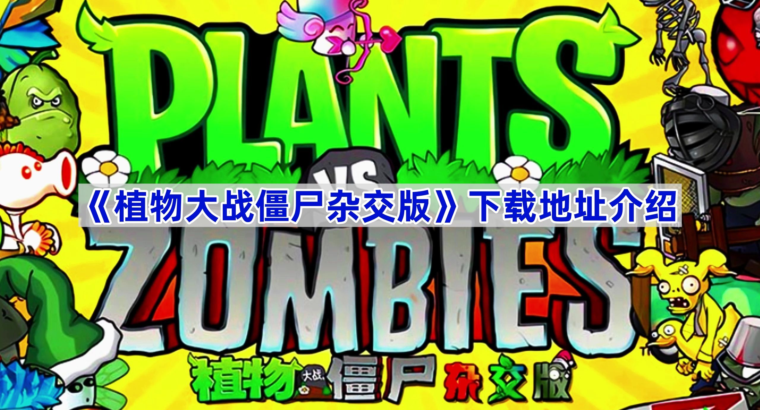 植物大战僵尸杂交版怎么下载-植物大战僵尸杂交版下载地址介绍
