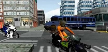 Traffic Cop Bike Prison Escape