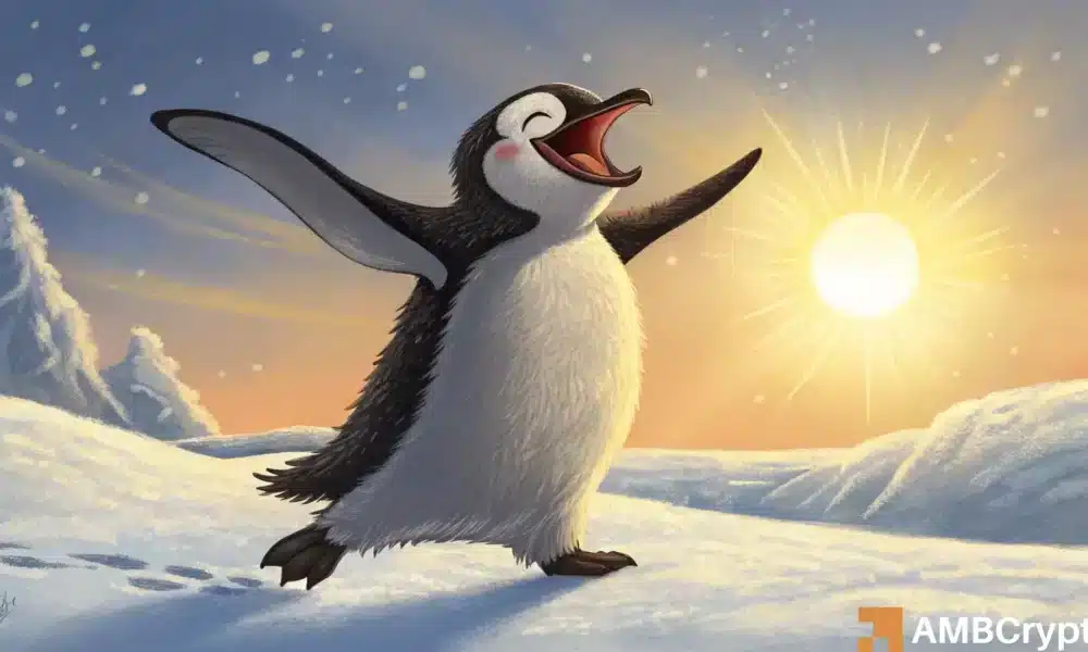 PENGU加密货币暴涨50%——交易者们，这才是你们真正该关注的关键支撑位！