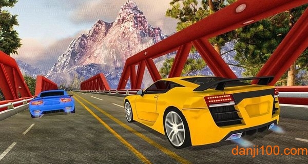 Racing Car Traffic City