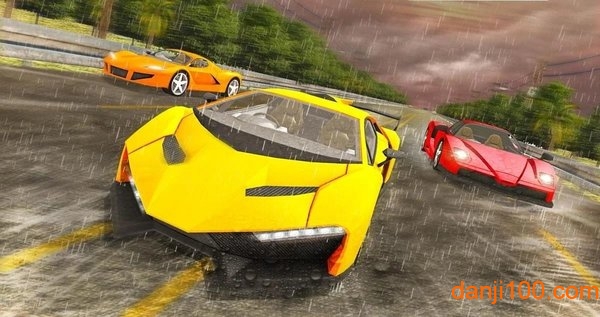 Racing Car Traffic City